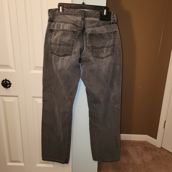 Lucky Brand Mens Jeans 221 Size 32x34 Original Straight Jeans‎ Gray Wash - Picture 2 of 12